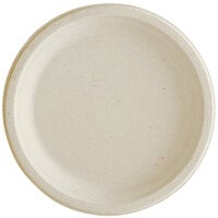 Tellus Products 10 inch No PFAS Added Natural Bagasse Plate - 500/Case