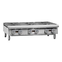 Imperial Range IHPA-6-36LP 36" Liquid Propane 6 Burner Hot Plate - 192,000 BTU