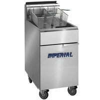 Imperial Range IFS-75NG Natural Gas 75 lb. Tube Fired Fryer - 175,000 BTU