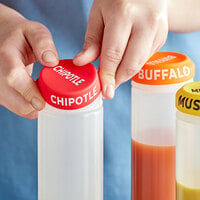 Choice Chipotle Silicone First In First Out Style Lid Wrap