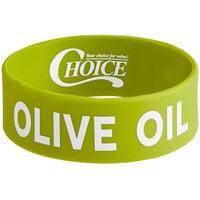 Choice Olive Oil Silicone Squeeze Bottle Label Band for 8 and 12 oz. Standard & Wide Mouth Bottles