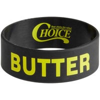 Choice Butter Silicone Squeeze Bottle Label Band for 8 and 12 oz. Standard & Wide Mouth Bottles