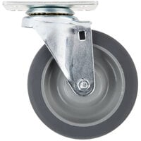 Main Street Equipment HPCASTNB 5 inch Swivel Plate Caster for CH-1836U, CHP-1836I, and CHP-1836U Cabinets