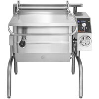 Groen BPM-30GC Stainless Steel 30-Gallon Tilting Natural Gas Braising Pan - 104,000 BTU