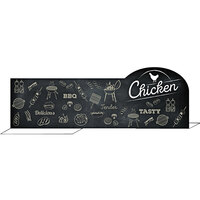 Ketchum Manufacturing 16" x 5 1/2" Chalkboard Series Chicken Meat Case Divider