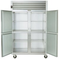 Traulsen G22000 2 Section Half Door Reach In Freezer - Left / Right Hinged Doors