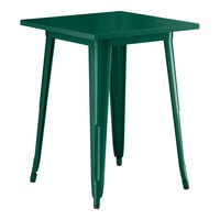 Lancaster Table & Seating Alloy Series 24" x 24" Emerald Green Standard Height Outdoor Table