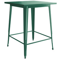 Lancaster Table & Seating Alloy Series 32" x 32" Emerald Outdoor Bar Height Table