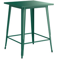 Lancaster Table & Seating Alloy Series 32" x 32" Emerald Bar Height Outdoor Table
