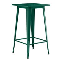 Lancaster Table & Seating Alloy Series 24" x 24" Emerald Bar Height Outdoor Table