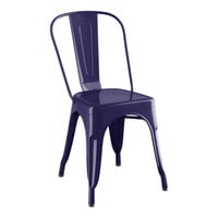Lancaster Table & Seating Alloy Series Sapphire Outdoor Cafe Chair