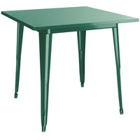 Lancaster Table & Seating Alloy Series 32 inch x 32 inch Emerald Dining Height Outdoor Table