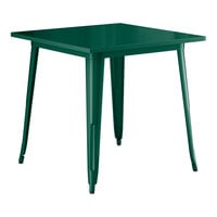 Lancaster Table & Seating Alloy Series 32" x 32" Emerald Green Standard Height Outdoor Table