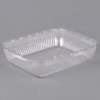 Choice 10 lb. Clear Deli Crock