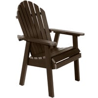 Sequoia by Highwood USA CM-CHRSQD2-ACE Muskoka Weathered Acorn Faux Wood Adirondack Dining Chair