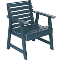 Sequoia by Highwood USA CM-CHGSQ02-NBE Glennville Nantucket Blue Faux Wood Outdoor Arm Chair