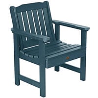 Sequoia by Highwood USA CM-CHGSQ01-NBE Springville Nantucket Blue Faux Wood Outdoor Arm Chair