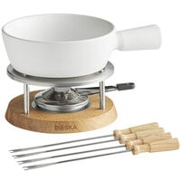 BOSKA Fondue Burner with Flame Control 18 x 10 x 5 cm Stainless Steel Silver