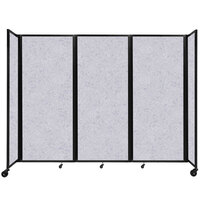 Versare 1933001 Marble Gray SoundSorb Folding Room Divider 360 - 8' 6 inch x 6' 10 inch