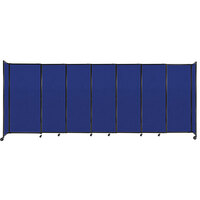 Versare 1472705 Royal Blue StraightWall Sliding Room Divider - 15' 6" x 6'