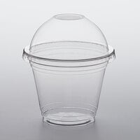 Choice 9 oz. Clear PET Plastic Cup with Flat Lid - 50/Pack