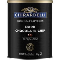 Ghirardelli 3.12 lb. Dark Chocolate Chip Frappe Mix