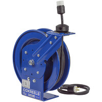 Coxreels PC13-5012-A Spring Rewind Heavy-Duty Power Cord Reel with (1) 50' Cord - 115V