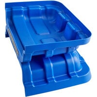 Lavex Industrial 16 Cubic Foot Blue Cube Truck Lid