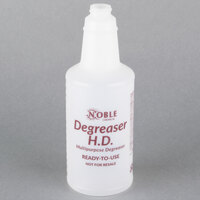 32 oz. Labeled Bottle for Noble Chemical Heavy Duty Degreaser (IMP 5032WG)
