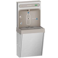 Zurn Elkay LZ8WSSSMC EZH2O Stainless Steel 8 GPH Filtered Bottle Filling Station with Touchless Sensor Activation - 115V - Chilled