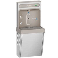 Zurn Elkay EZ8WSSSMC EZH2O Stainless Steel 8 GPH Non-Filtered Bottle Filling Station with Touchless Sensor Activation - 115V - Chilled