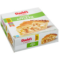David's Cookies Foxtail 10 inch Unbaked Grande Apple Pie - 6/Case