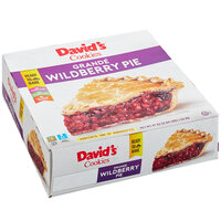 David's Cookies Foxtail 10 inch Unbaked Grande Wildberry Pie - 6/Case