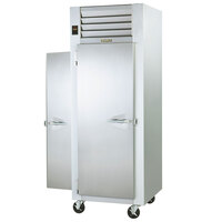 Traulsen G14315P 1 Section Pass-Through Solid Door Hot Food Holding Cabinet with Left / Right Hinged Doors