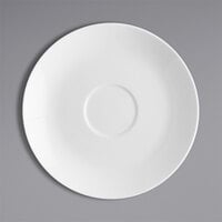 Fortessa 6300.F0000.07 Caldera 5 3/8" Bright White China Saucer - 48/Case