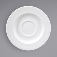 Fortessa 6200.F0000.07 Ilona 5" Bright White China Saucer - 48/Case