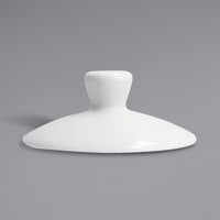 Fortessa 6200.F0000.42L Ilona Bright White China Sugar Bowl Lid - 12/Case