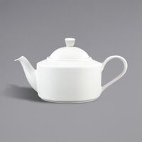 Fortessa 6200.F0000.36L Ilona Bright White China Teapot Lid - 12/Case