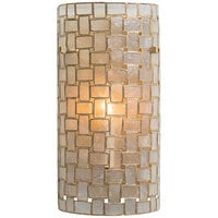 Kalco Roxy 1-Light ADA Compliant Casual Luxury Wall Sconce with Oxidized Gold Leaf Finish - 120V, 40W