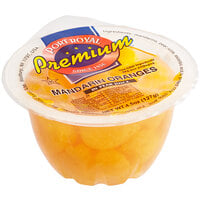 Premium Mandarin Oranges in Natural Juice 4.5 oz. Cups - 96/Case