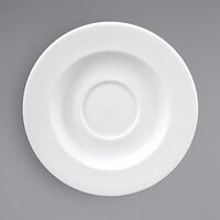 Fortessa 6200.F0000.05 Ilona 6 1/4" Bright White China Saucer - 48/Case