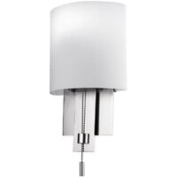 Kalco Espille ADA Compliant Transitional Wall Sconce with Satin Nickel Finish - 120V, 100W