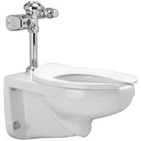 Zurn One Z.WC4.S Sensor Toilet System with Floor Mounted Toilet and Flush Valve