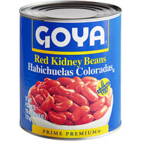 Goya #10 Can Red Kidney Beans - 6/Case