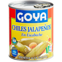 Goya 26 oz. Whole Pickled Jalapeno Peppers - 12/Case