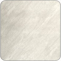 Lancaster Table & Seating 30" x 30" Square Reversible White / Gray Slate Laminated Table Top