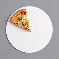 12 inch White Corrugated Pizza Circle - 25/Pack