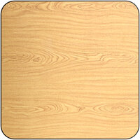 Lancaster Table & Seating 24" x 24" Square Reversible Walnut / Oak Laminated Table Top