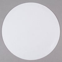 18 inch White Corrugated Pizza Circle - 25/Pack