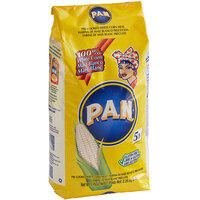 P.A.N. 5 lb. Pre-Cooked White Corn Meal - 4/Case